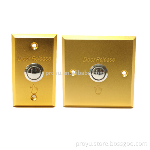 Aluminum alloy door release push button or switch with led lamp PY-DB15
